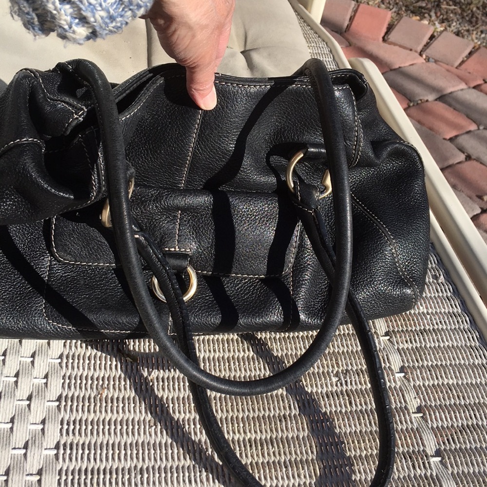 Jones of NY black Leather Bag